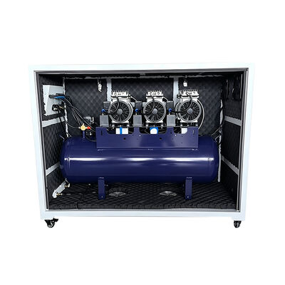 Dental Laboratory Portable Dental Products Air Compressor 1 for 5 with Silent Box supplier