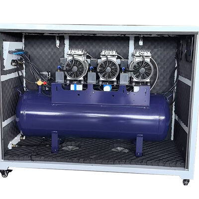 Dental Laboratory Portable Dental Products Air Compressor 1 for 5 with Silent Box supplier