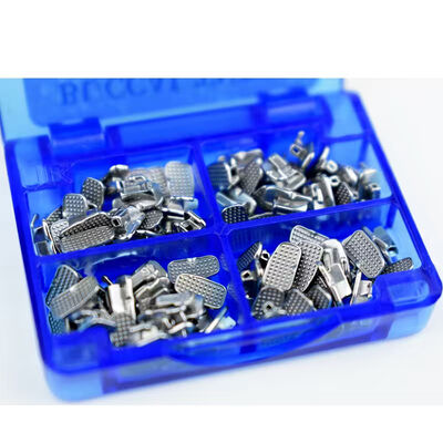 Dental Orthodontic Monoblock Buccal Tube Roth 0.022" 1st/2nd Molar Bondable Single Tube 20Sets/Box Ortho Molar Tubes supplier