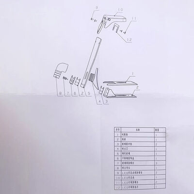 Dental Lab Protective Shield LED Lighted for Dental Lab Grinding Polishing supplier
