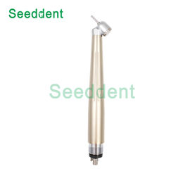 Four Holes Water Spray Clean Head System Dental 45 degree LED Handpiece / Push Button 45 degree High speed Hand piece supplier