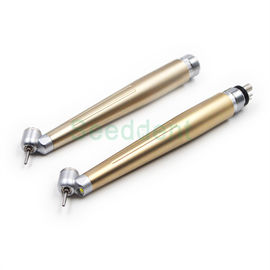 Four Holes Water Spray Clean Head System Dental 45 degree LED Handpiece / Push Button 45 degree High speed Hand piece supplier