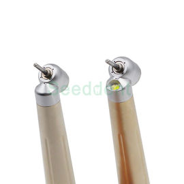 Four Holes Water Spray Clean Head System Dental 45 degree LED Handpiece / Push Button 45 degree High speed Hand piece supplier