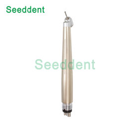 Four Holes Water Spray Clean Head System Dental 45 degree LED Handpiece / Push Button 45 degree High speed Hand piece supplier