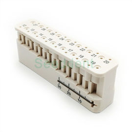 Dental Instrument Endo Block for Canal Files Measuring Endo Box Ruler / Dental tool supplier