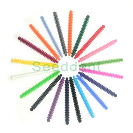 Orthodontic Product Long Plastic Elastic Ligature Tie 20*50 = 1000pcs SE-O048B supplier