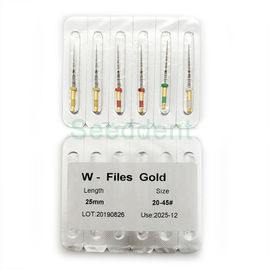 Wave One Gold Files / Assortment Niti Reciprocating Files / Dental Files SE-F012-G-6 supplier