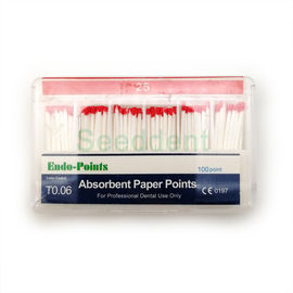 Dental endo absorbent Paper Points 06 Taper 100 Point SE-G007 supplier