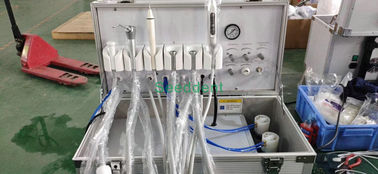 Dental Mobile Cart Portable Turbine Unit with 550W built in air compressor  SE-Q038 supplier