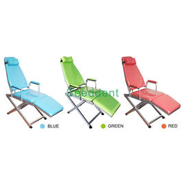 Dental Standard Type Folding Chair with Luxury Plastic Spitton / Portable Dental Unit SE-Q034 supplier