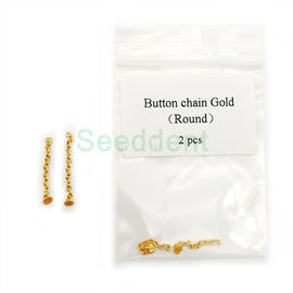 Orthodontic Round Mesh Base Gold-plating Lingual Button Chain / Orthodontic Golden Lingual Button Chain SE-O109 supplier