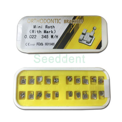 Mini Roth 0.022 Bracket 345 with hook Dental Orthodontic Metal Bracket with mark SE-O061 supplier