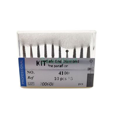 Dental Clinic Diamond Burs Kit Safe End Diamond Preparation Burs Kit SE-4100 supplier