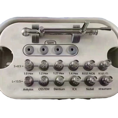 Dental implant system prosthetic kit Universal Torque Wrench 12pcs screw drivers iTi NOB Ankylos 3i Osstem ICX instrumen supplier