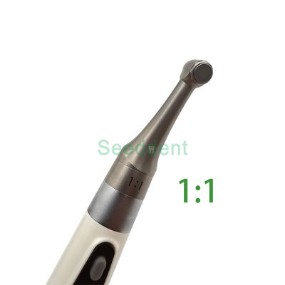 Dental Stainless Steel 1:1 E type Push Button Contra Angle Head for endo motor / Dental Contra Angle Head 1:1 SE-H126 supplier