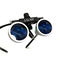 2.5X/3.5X Magnifying Glass Surgical Dental Loupes with rechargeable LED head light/Colorful Binocular Medical Loupe supplier