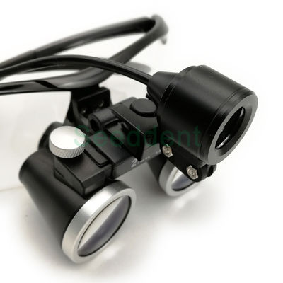 2.5X/3.5X Magnifying Glass Surgical Dental Loupes with rechargeable LED head light/Colorful Binocular Medical Loupe supplier