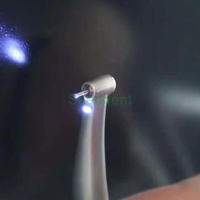 Dental Handpiece Mini Head 1:5 Fiber Optic Contra Angle / 1:5 Increase Fiber Optic Contra Angle Red Ring Handpiece supplier