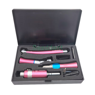 Dental Colorful Blue/Pink/Black handpiece set 1 LED high speed + 1 low speed kit SE-H072-6 supplier