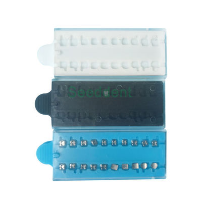 Dental Metal Bracket Roth / MBT / Edgewise / Orthodontic Bracket with small black/blue/white box SE-O012-17 supplier