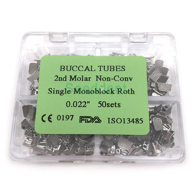 Dental Orthodontic MIM Buccal Tube Non-Convertible / MIM Bondable Single Buccal Tube 50sets/box SE-O131 supplier