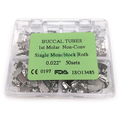 Dental Orthodontic MIM Buccal Tube Non-Convertible / MIM Bondable Single Buccal Tube 50sets/box SE-O131 supplier