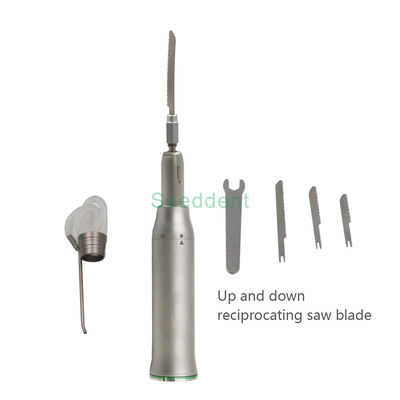 Dental Oral surgery surgical saw straight handpiece with bone cutting reciprocating saw blades and Extenal spray nozzle supplier