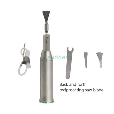 Dental Oral surgery surgical saw straight handpiece with bone cutting reciprocating saw blades and Extenal spray nozzle supplier