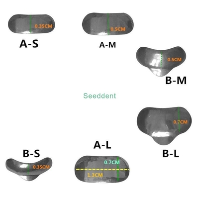 No. 1.398 Dental Sectional Contoured Metal Matrices Kit / Stainless Matrix Band Kit 35um hard + 2 rings supplier