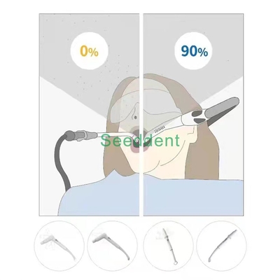 Dental handpiece Dental Rotatable Strong suction head autoclaved with 10 mirrors supplier