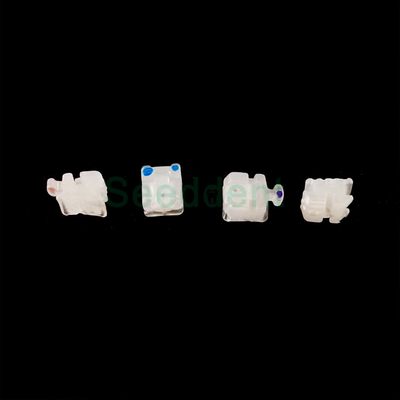 Self-Ligating MBT/ROTH Full Ceramic Bracket 022 345WH / Orthodontic ceramic self-ligating brackets supplier