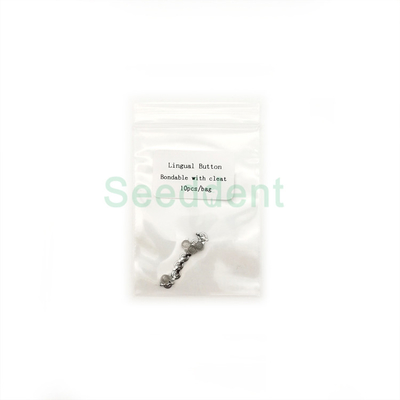 Dental Orthodontic Lingual button Bondable with cleat 10pcs/bag supplier