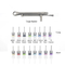 Universal Manual Dental Implant Restoration Screw Drivers and Torque Wrench Prosthetic Kit supplier