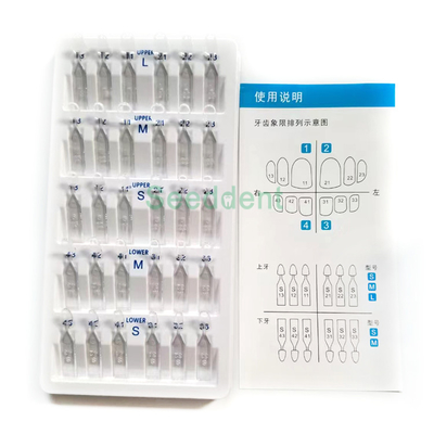 Dental Carving Tooth Partner Template Composite Resin Mould supplier