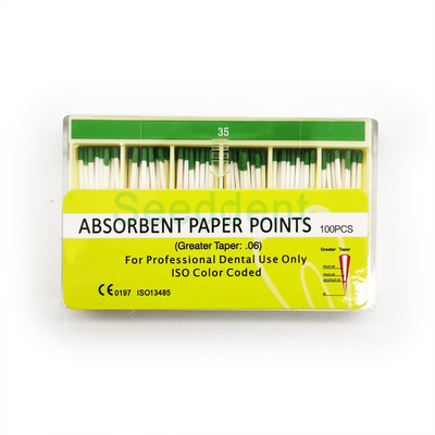 Dental PP 02 04 06 taper Absorbent Paper Point supplier