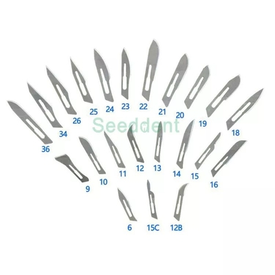 Dental Carbon Steel Blades Sterile Surgical Blades 100pcc/box supplier