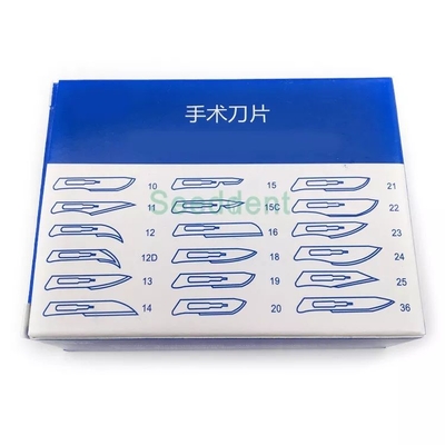 Dental Carbon Steel Blades Sterile Surgical Blades 100pcc/box supplier