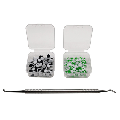 Dental Use Molding Tools Dental Spatula with Foam Pad Veneers Composite Resin Filling Kits